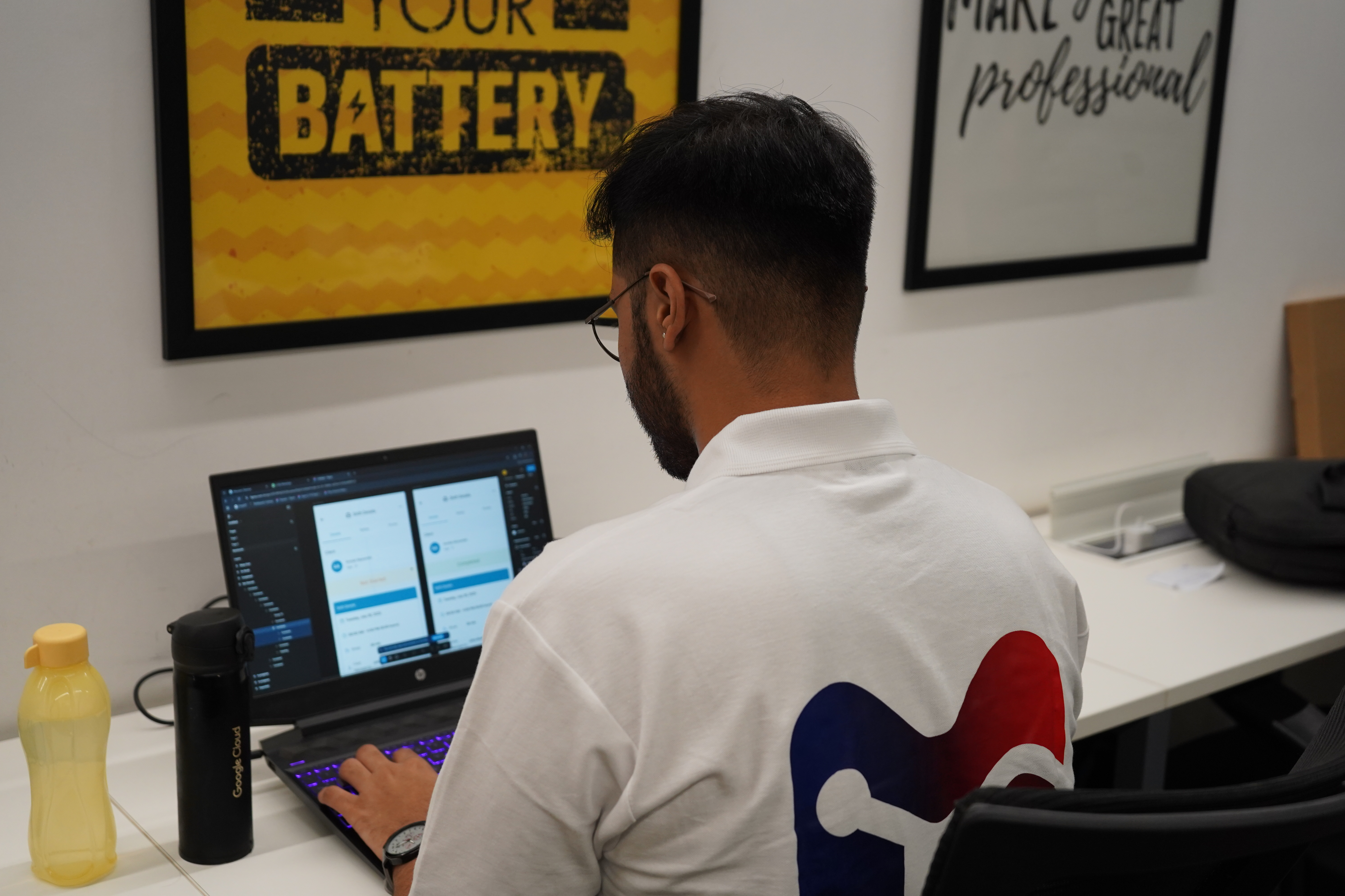 Prototyping UX and validating flows with real users.
